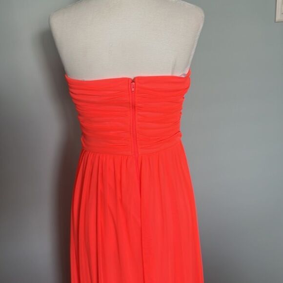 𝅺⭐️nwt City Triangles Hot Coral Evening Gown⭐️ - Picture 5 of 7